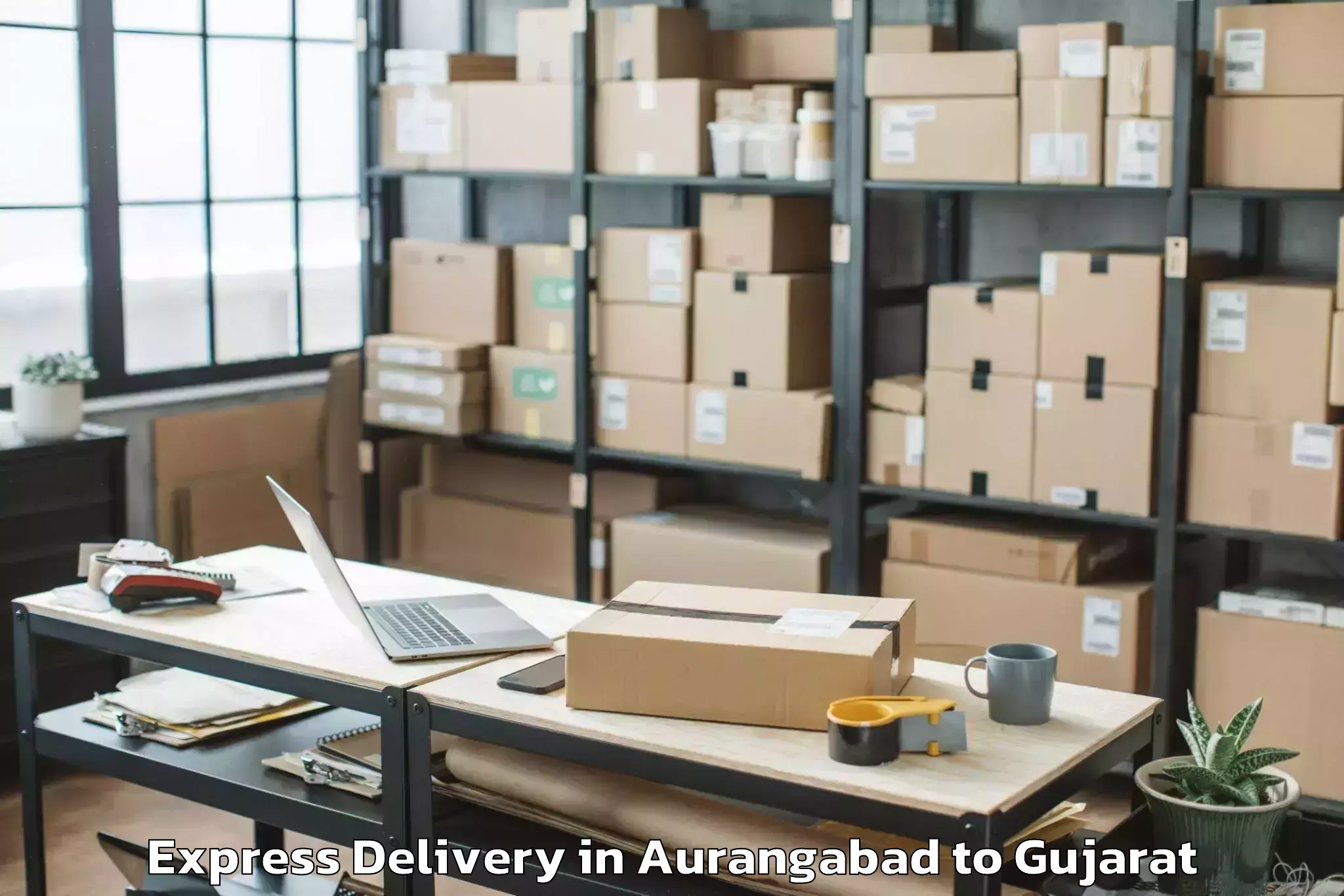 Reliable Aurangabad to Vadodara Express Delivery